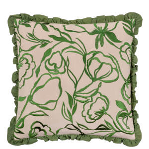 Wylder Albera Floral Embroidered Cushion